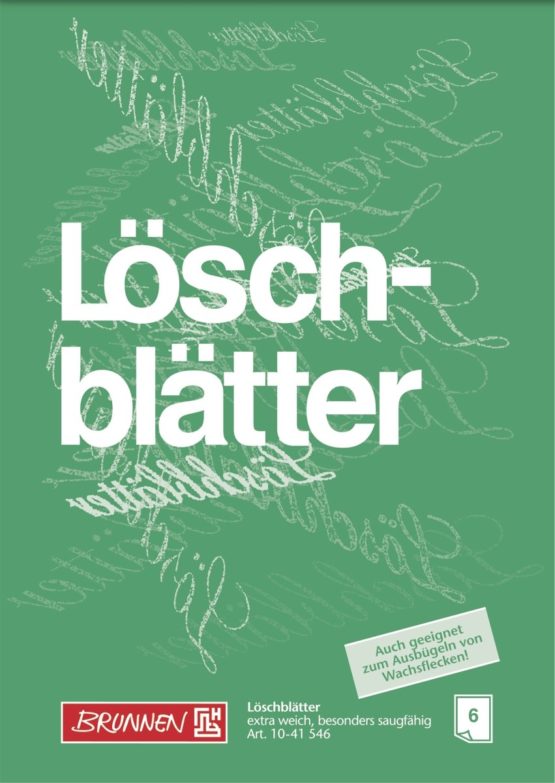 Brunnen 1041546 Blotting Paper A4 Blank 6 Sheets White