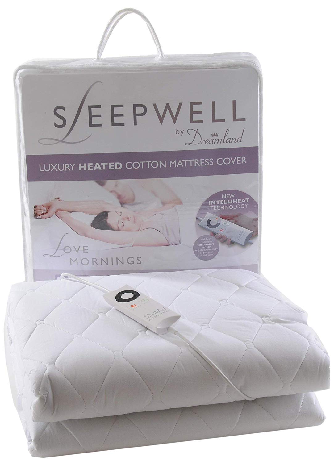 Sleepwell Dreamland Intelliheat Fast Heat Luxurious Cotton Electric ...