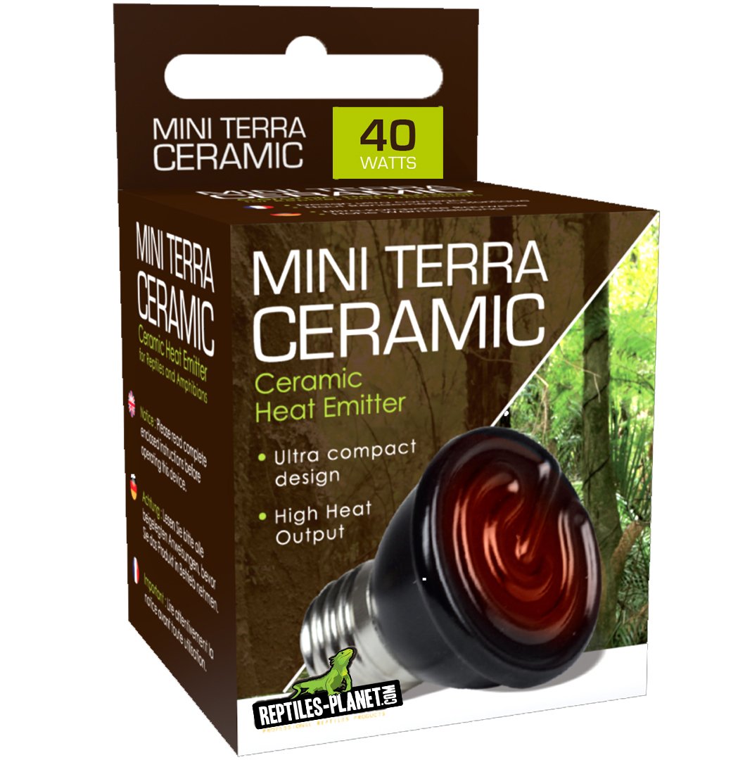 Reptiles-Planet Mini Ceramic Heating Lamp for Reptiles 40 W