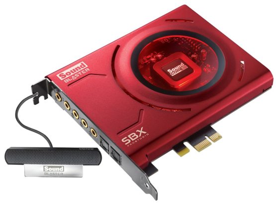 Creative Sound Blaster Z PCIe Gaming Sound Card with High Performance Headphone Amplifier and Beamforming Microphone