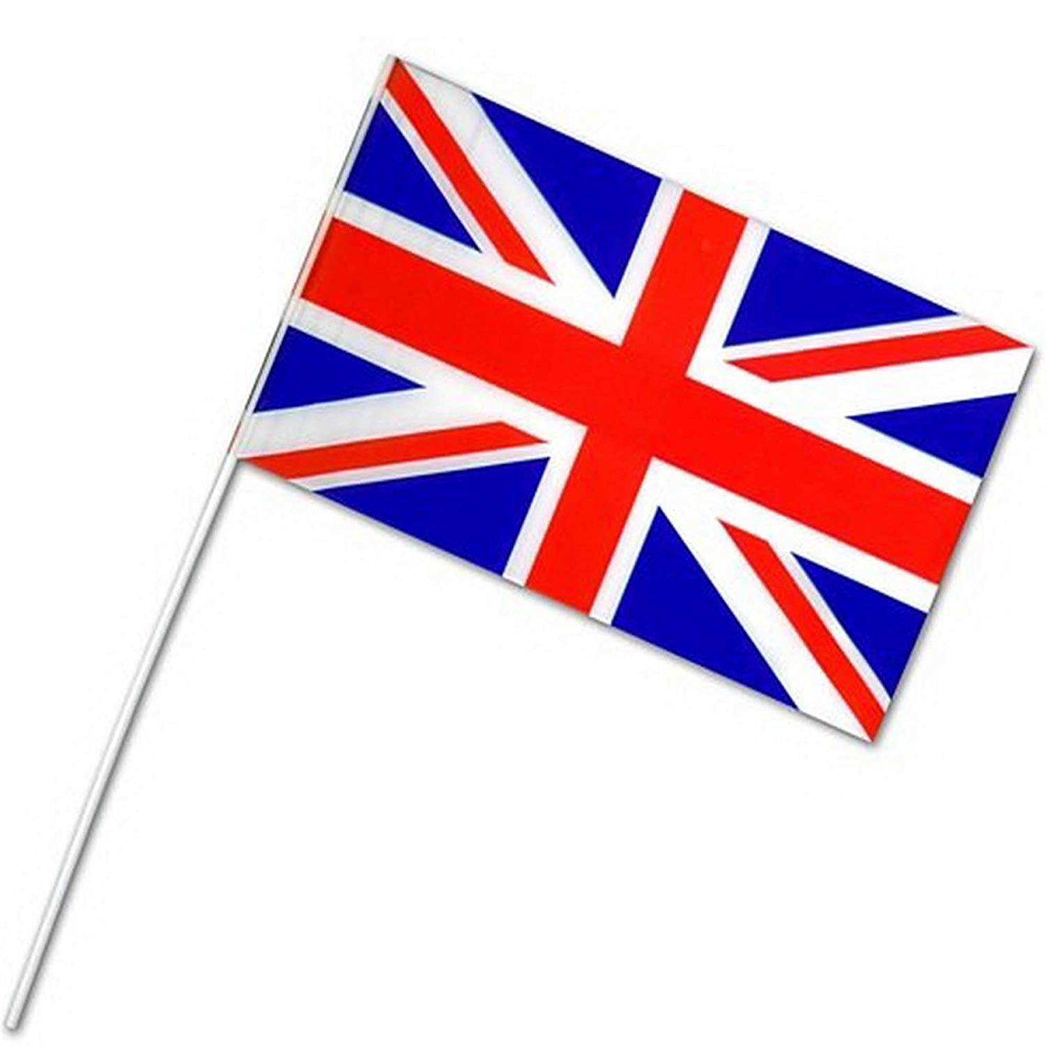 20pcs Union Jack Hand Flags Queen's Platinum Jubilee Waving Flag Royal Street Party Celebrations Sporting Events Pub BBQ Car Decorations - Image 4