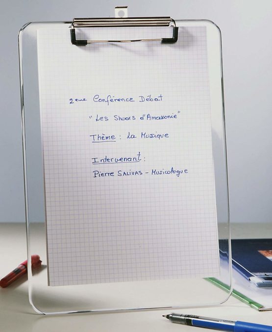 Alba Platrans Clipboard for DIN A4 228 x 10 x 315 mm Plastic Transparent