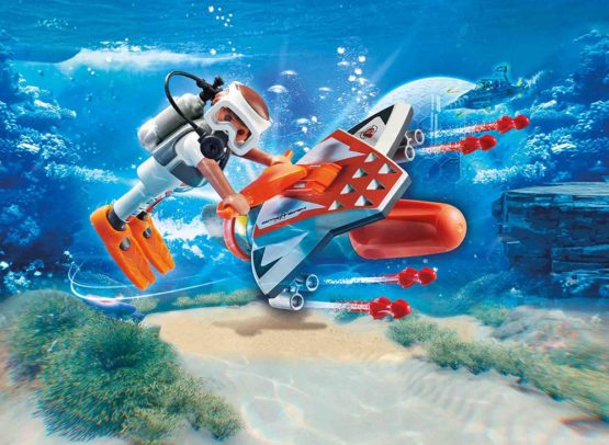 PLAYMOBIL 70004 Top Agents Spy Team Underwater Wing Multi-Coloured - Image 2