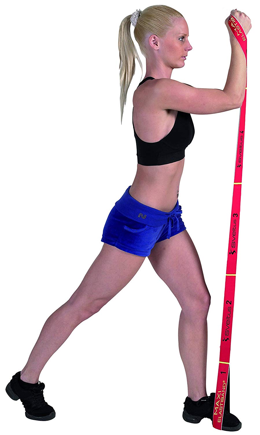 Sveltus Maxi Elastiband 10 kg, red / yellow - Image 4