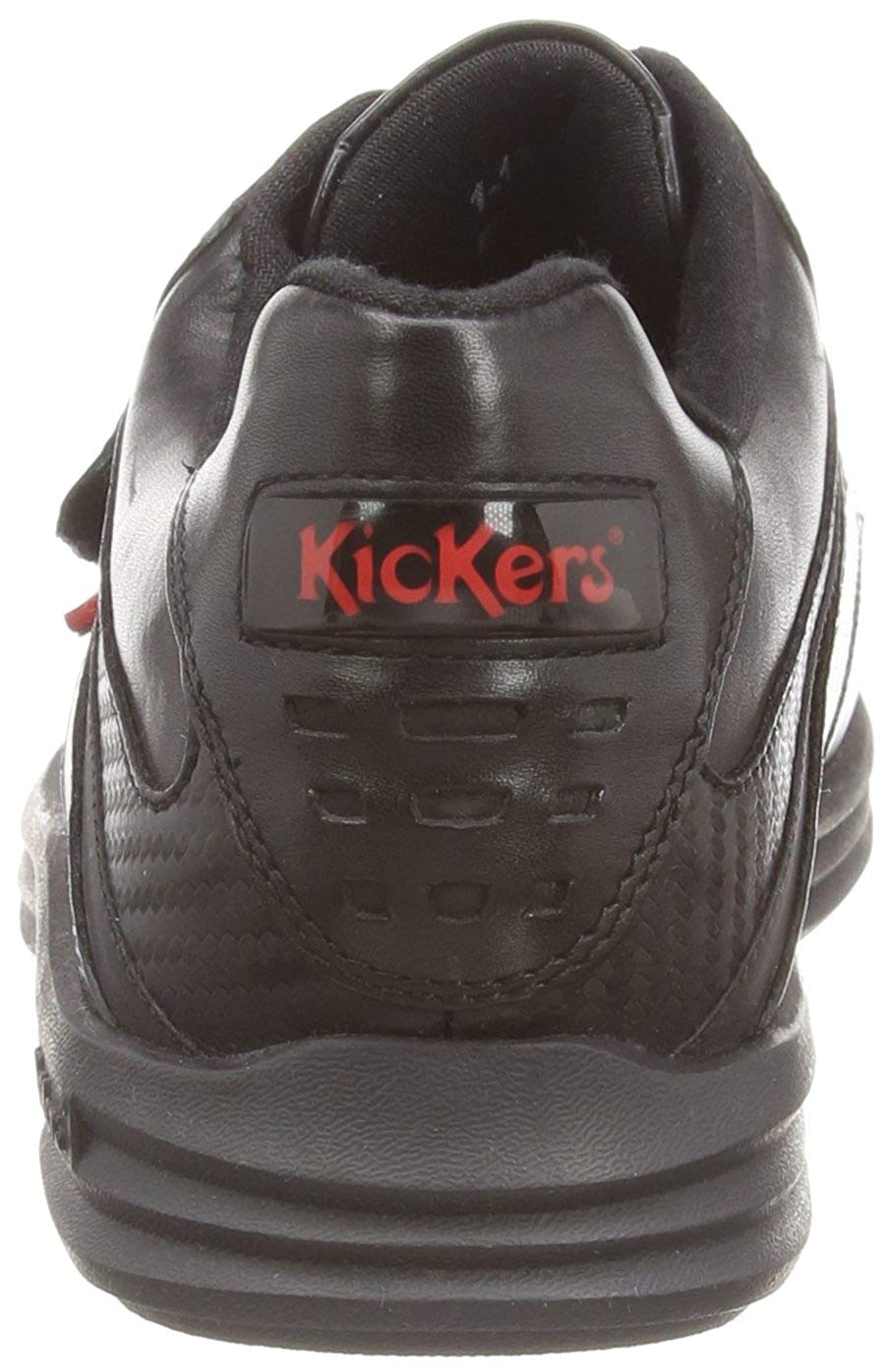 Kickers Boy's Reasan Single Strap Black Leather School Shoes, 11 UK Child - Image 3