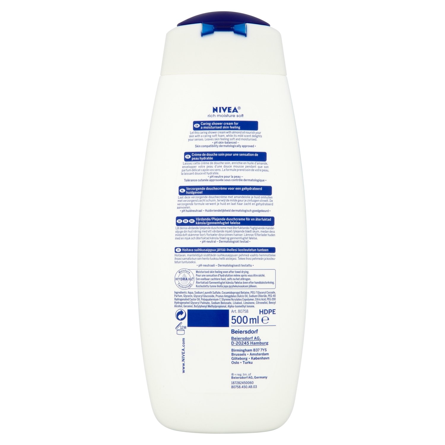 NIVEA Creme Soft Shower Cream 500ml, 83.33 ml (Pack of 6) - Image 2