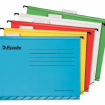 Esselte 93042 Classic A4 Vertical Suspension Files - Assorted Colours, Pack of 10