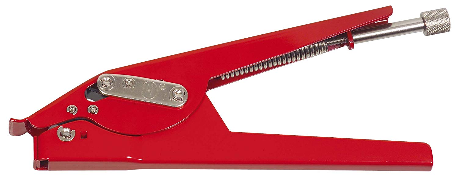 KS Tools 115.1027 Cable Tie Pliers Rilsan, Rouge