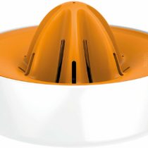 Fiskars Fruit Juicer, With Container, Diameter: 11.9 cm, Synthetic Material, Functional Form, White/Orange, 1016125