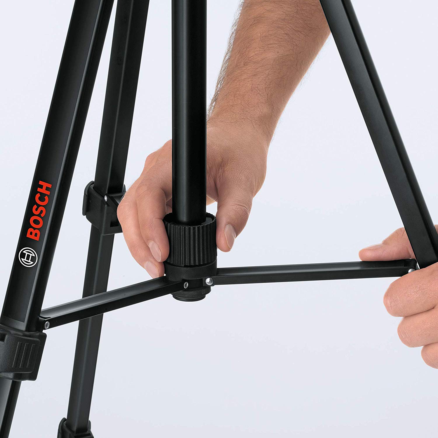 Bosch Professional Tripod for Lasers and Levels BT 150 (Height: 55-157 cm, thread: 1/4"), Blue - Image 4