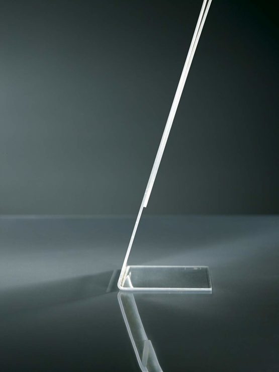 SIGEL TA211 Sign Holder, Slanted, for A4 Landscape, Single-Sided Presentation, Acrylic, Transparent, 1 pc. - Image 2