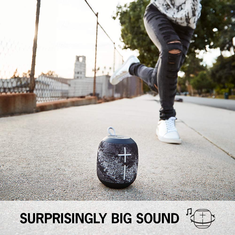 Ultimate Ears Wonderboom Portable Wireless Bluetooth Speaker, 360° Surround Sound, Waterproof, 2 Speaker Connection for Powerful Sound, 10 Hours Battery, Black - Image 2