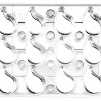 IBILI Magnetic Chocolate Mould Tear 27x14x2,5 cm, polycarbonate, 27 x 14 x 2.5 cm