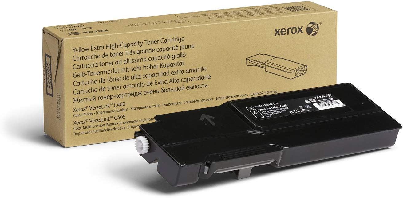 Xerox Genuine VersaLink C400 / C405 Black Extra High Capacity Toner Cartridge (10,500 Pages) - 106R03528, 10500 Page Yield