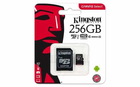 Kingston Canvas Select (SDCS/256GB) MicroSDClass 10 UHS-I Speeds Up to 80 MB/s Read (SD Adapter Included) - Bring Your HD Videos to Life - Image 3