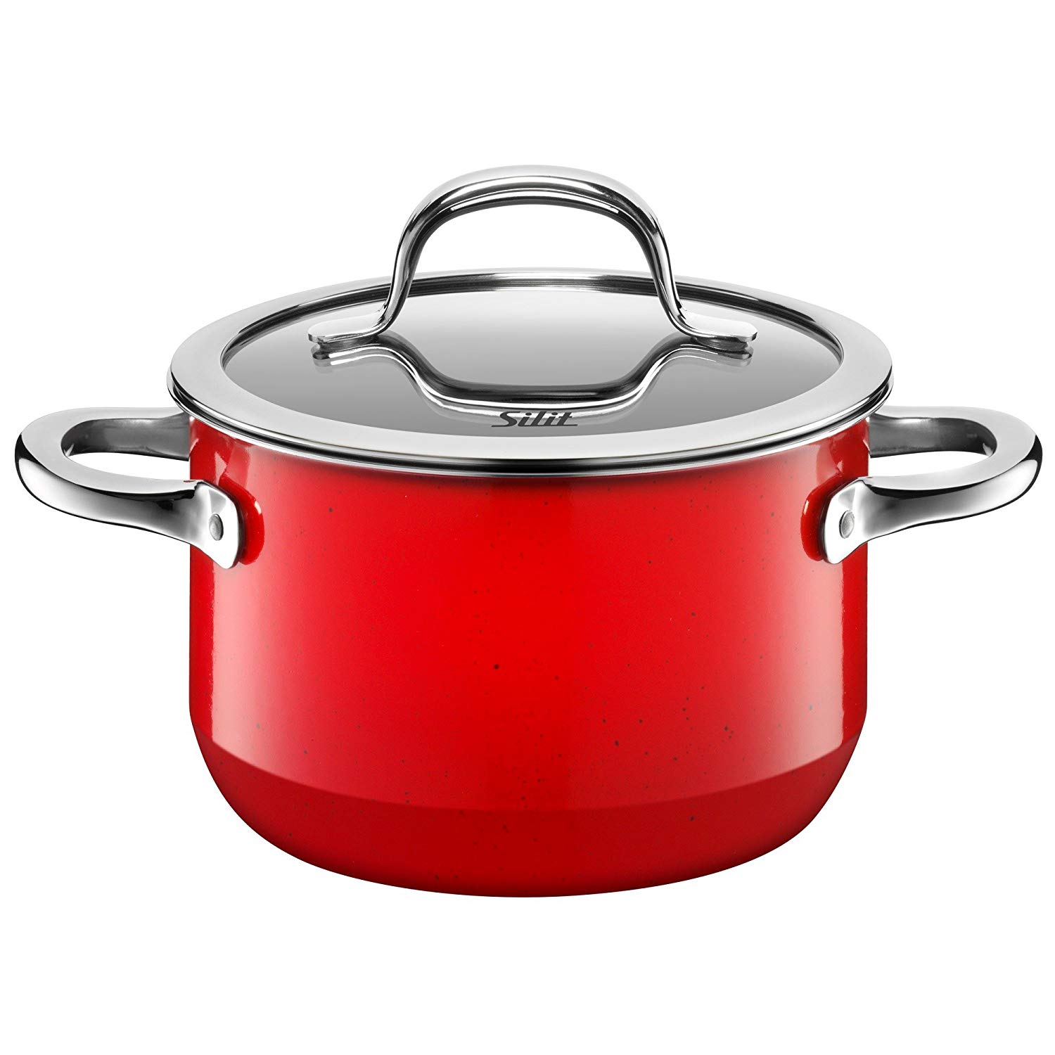 Silit 4Parts Passion Cookware Set, Silargan, Red, 48 x 48 x 28 cm