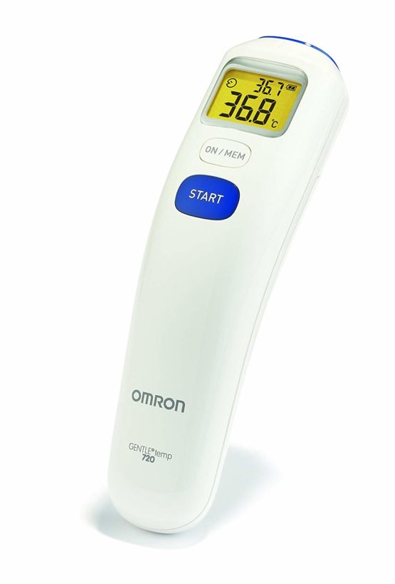 OMRON Gentle Temp 720 - digital contactless thermometer for babys, kids and adults with memory for 25 results