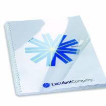 GBC HiClear Binding Covers, 250 micron, A4, Clear, Pack of 50, 41605E