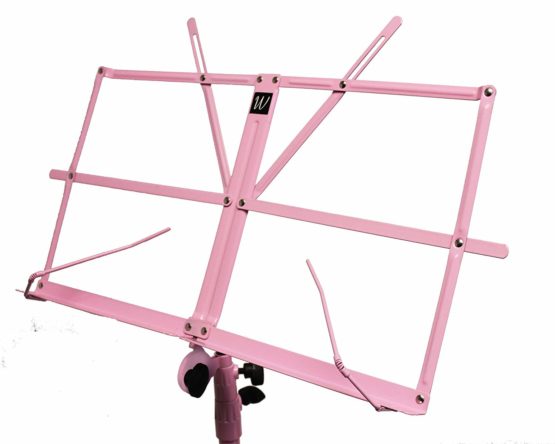 Windsor 050151-PK Adjustable Folding Sheet Music Stand with Carry Case Pink - Image 2