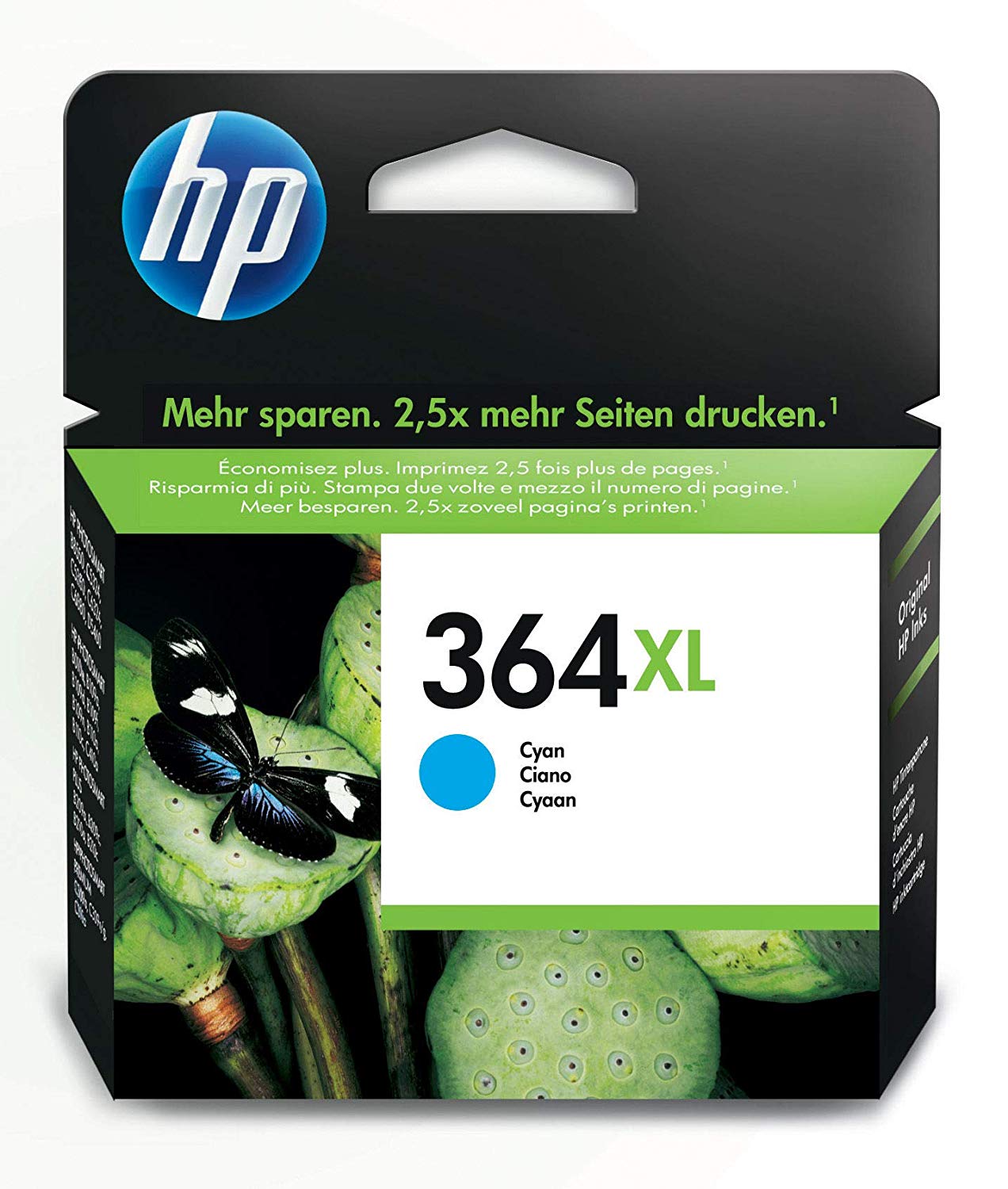 HP 364XL High Yield Ink Cartridge - Cyan