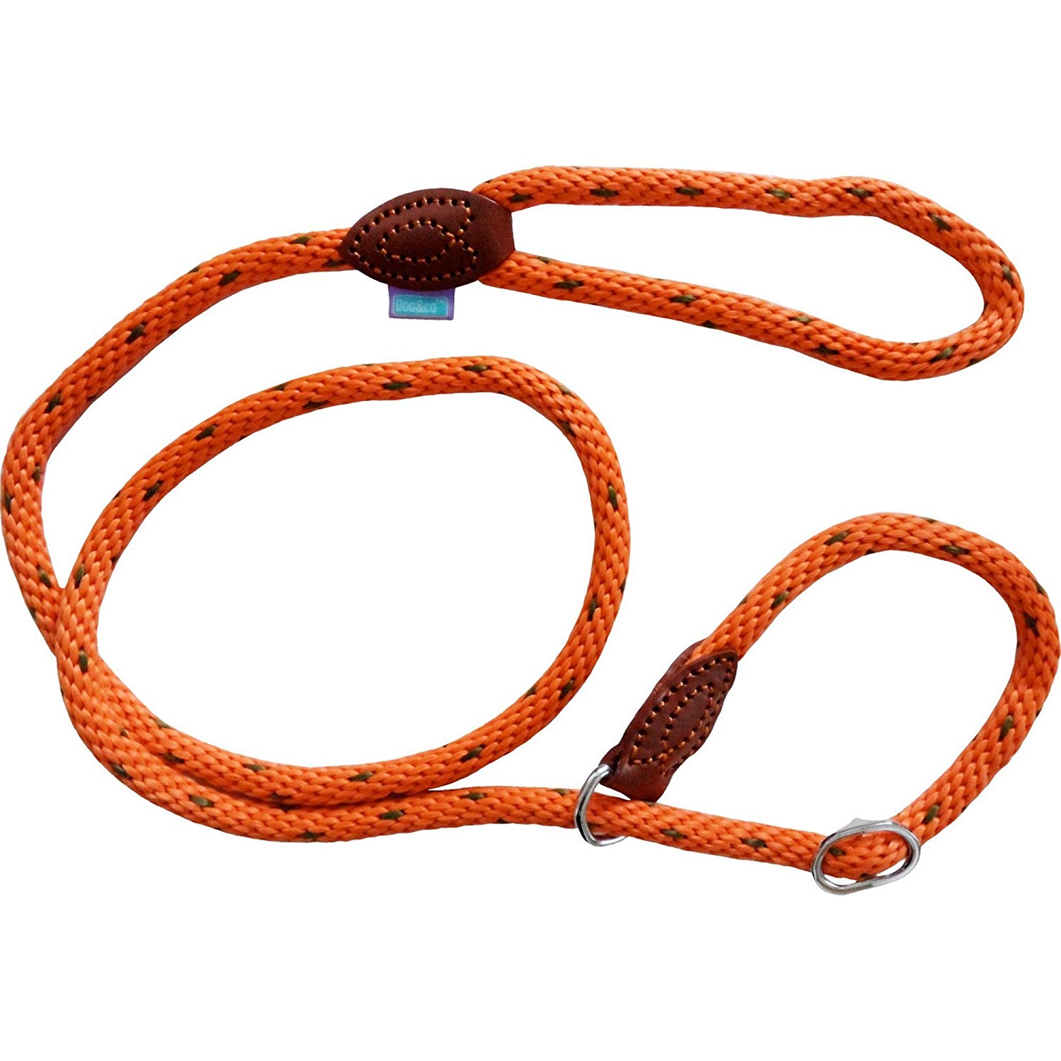 DOG & Co Supersoft Rope Slip Lead Orange 14mm X48, clear, 1.4 x 150 cm - Image 4