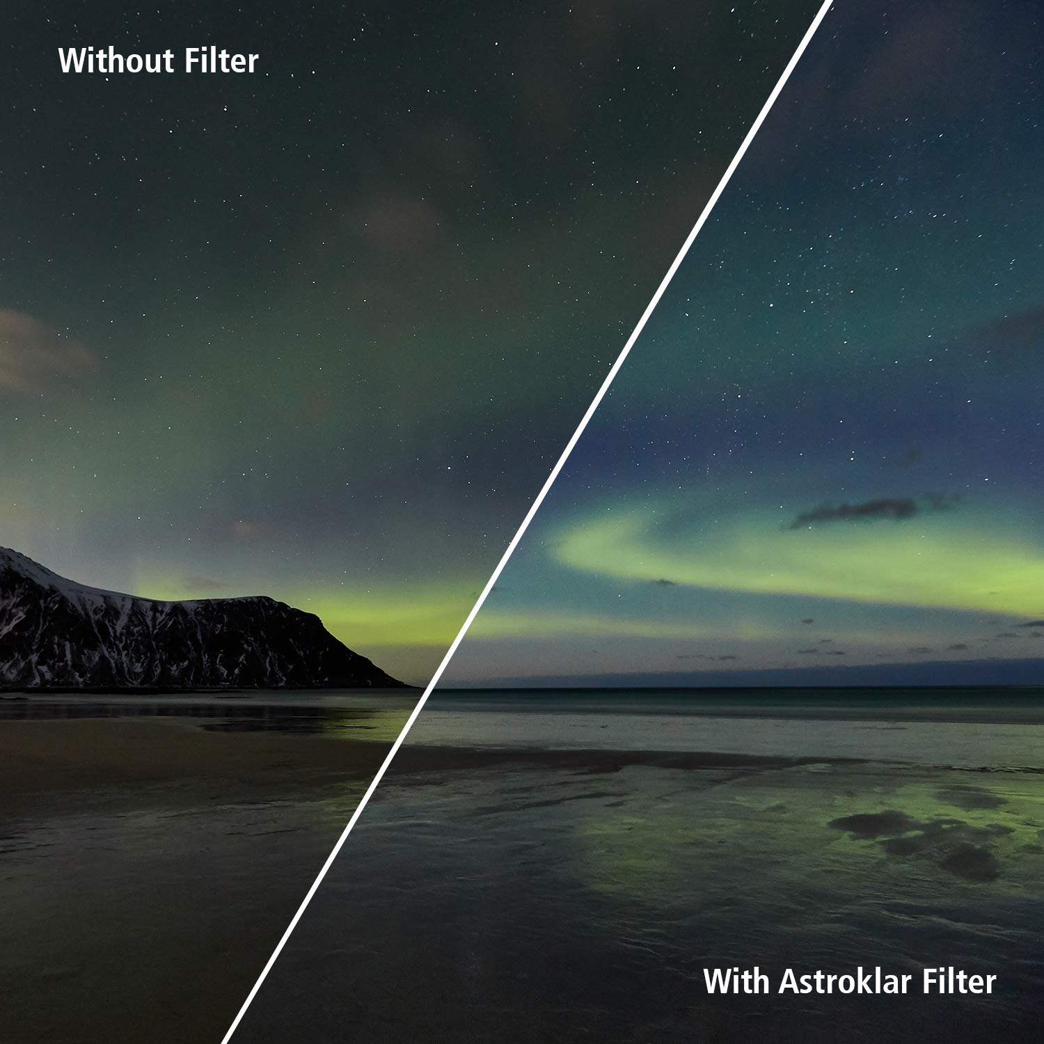 Rollei Astroklar Light Pollution Round Filter I 55mm Night Light Filter I Clear night filter for astrophotography and night photography - Image 4