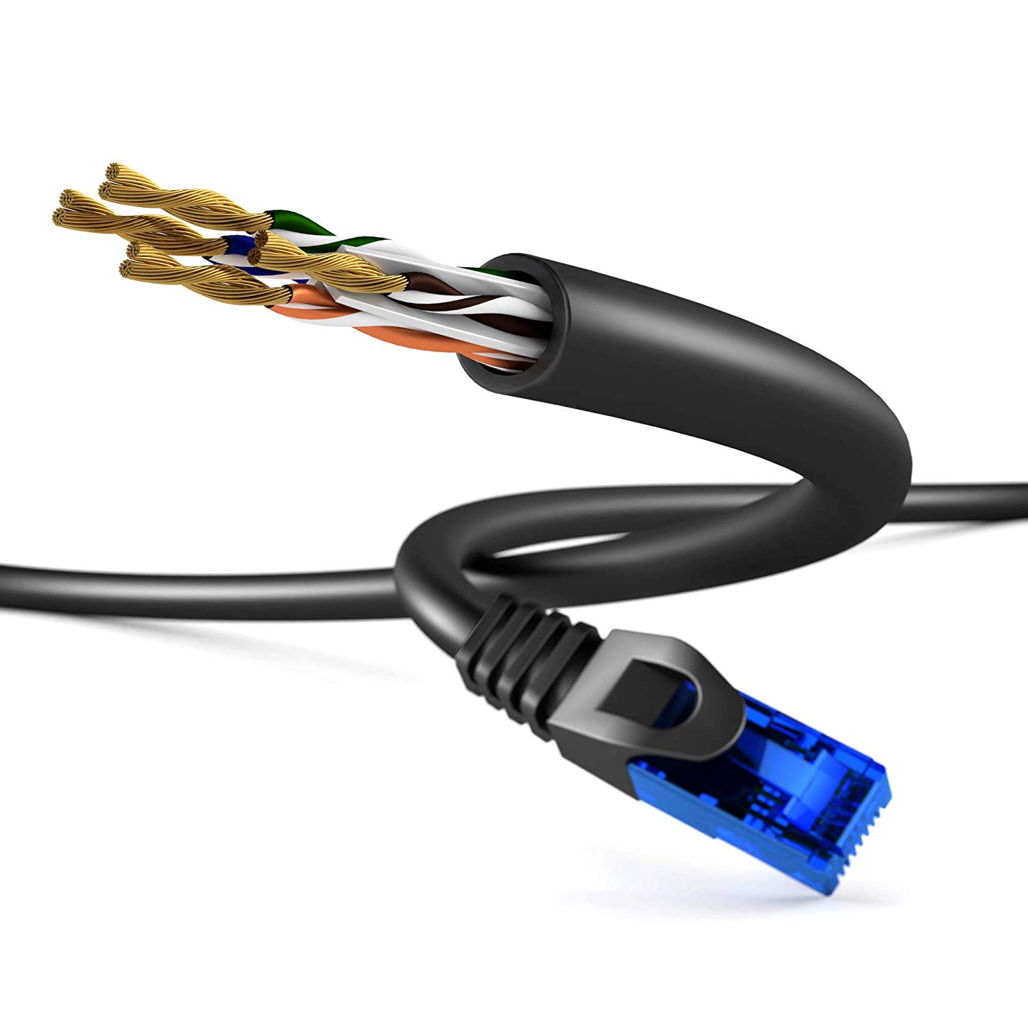 KabelDirekt, Network Cable, Transfers 5Gbps & fibre optic internet speed, Ethernet & LAN Cable, 5x 25m, Available in 0.25-30m - Image 3