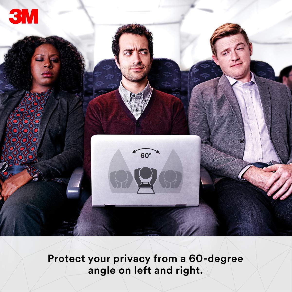 3M Privacy Filter - 3M PF21.3 Monitor Privacy Screen, Black, 21.3" (4.3) - Image 3