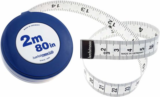 Hoechstmass Balzer Rondo 82203B-2M Tape Measure 200 cm/80 Inch Plastic Blue 5.7 m
