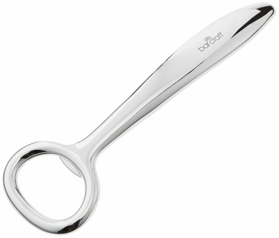 BarCraft KCBCBO Beer Bottle Opener, Single Cast Metal, 15 cm, Silver