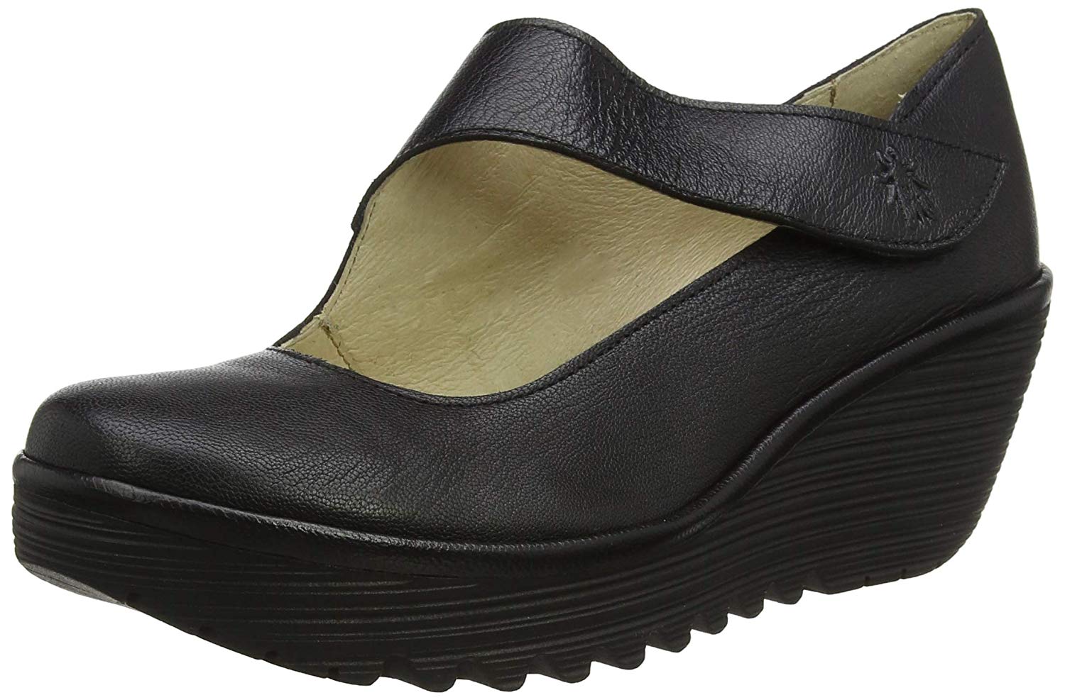Fly London Women's YASI682FLY Closed Toe Ballet Flats,BLACK,9 UK