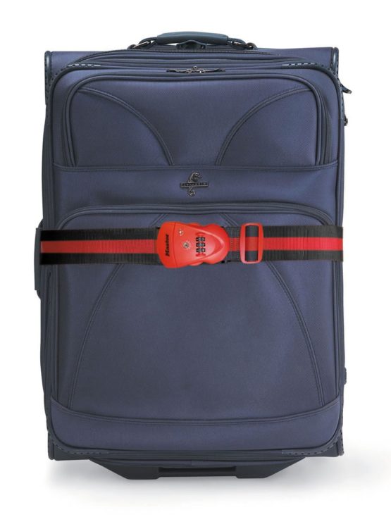 Master Lock 4702EURDRED Luggage Strap with Combination Lock, Red, 190 x 6,5 x 4,8 cm - Image 2