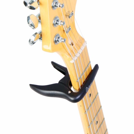 Ortega Curved Capodaster OCAPOCV-SBK for Curved Fretboards - Satin Black Finish - Image 4