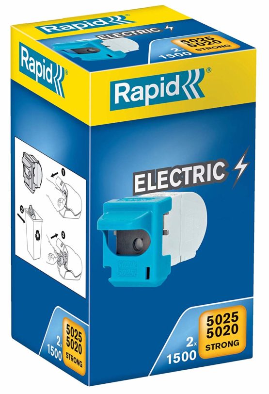 Rapid 23271900 5025R Staple Cassette, 1500 Resistant Wire Staples, 25 Sheets