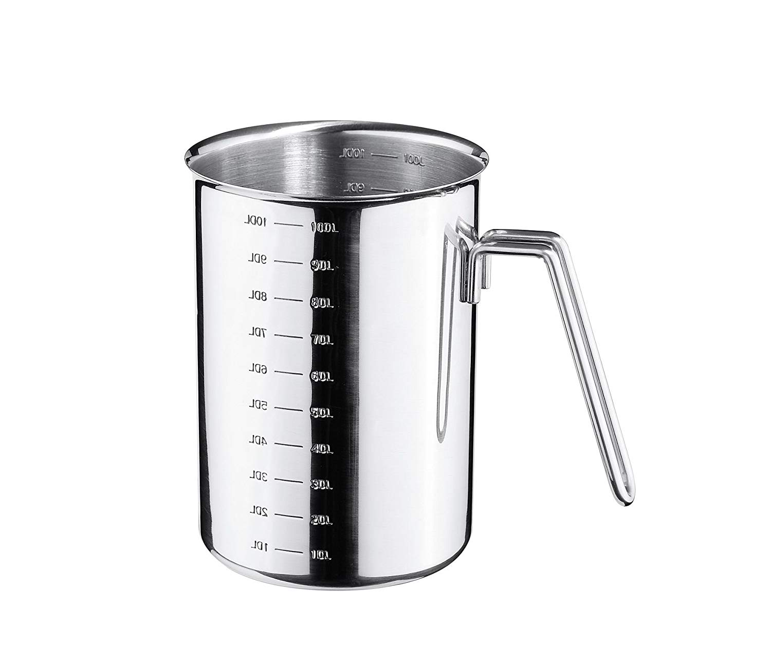 Küchenprofi Kitchen professional 0911802810 measuring jug with handle, 1 L, Silver, 10.5 x 10.5 x 14.5 cm
