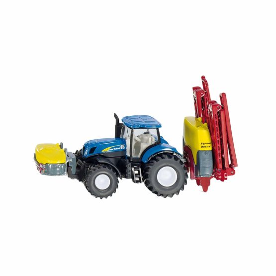 SIKU 1799 Farmer New Holland Tractor with Kverneland Crop Sprayer, Blue - Image 3