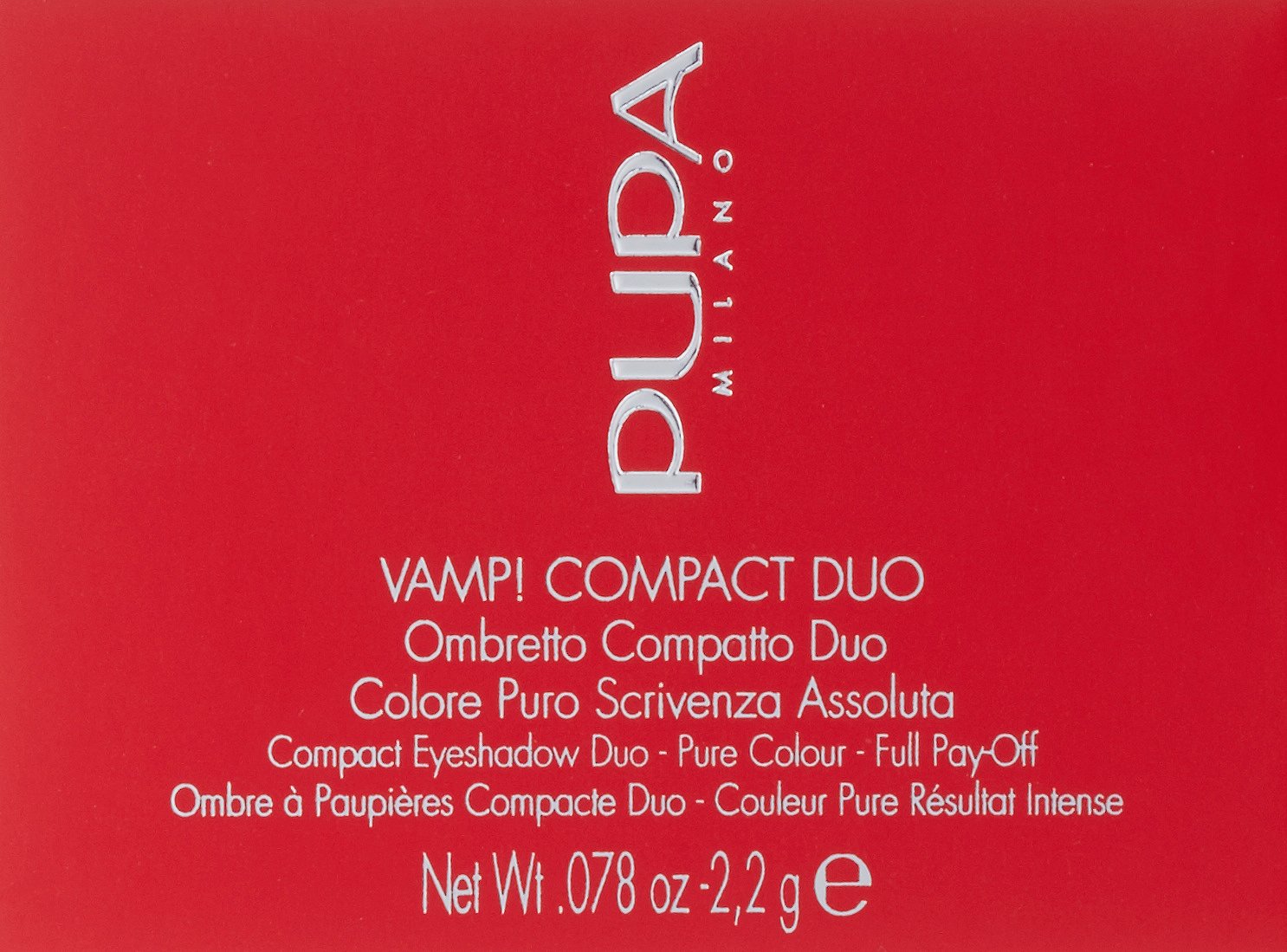 PUPA Milano Vamp! Compact Eyeshadow Duo, Magnetic Blue 2.2 g, 2.2 g (Pack of 1) - Image 2