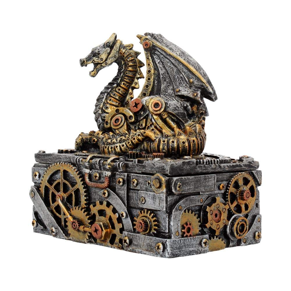 Nemesis Now U3821K8 Secrets of the Machine Box 19.5cm Silver, 18.5cm - Image 2