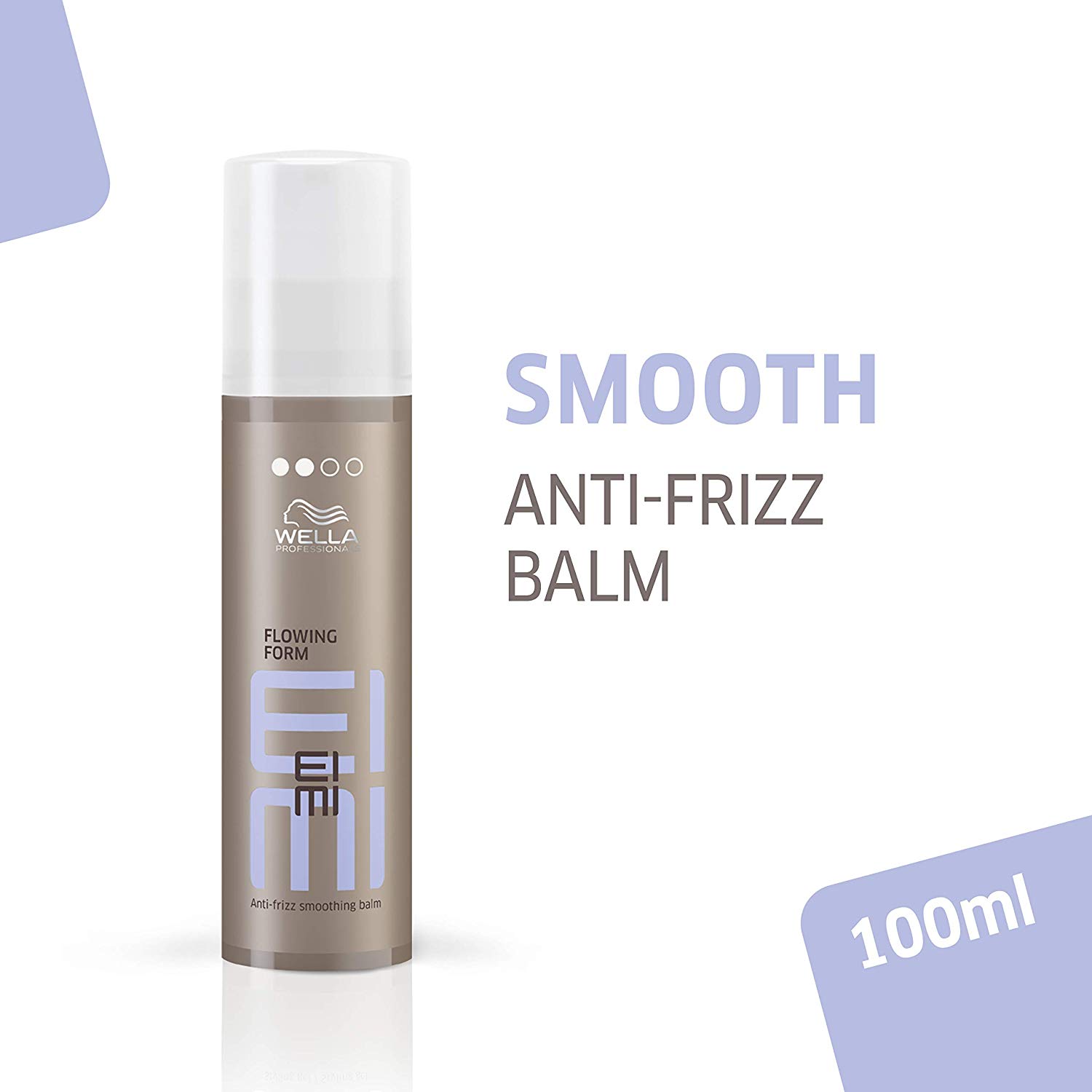 Wella Professionals EIMI Flowing Form Anti Frizz Hair Balm with Heat Protection, Natural Flexible Movement, Hold Level 2, 100 ml