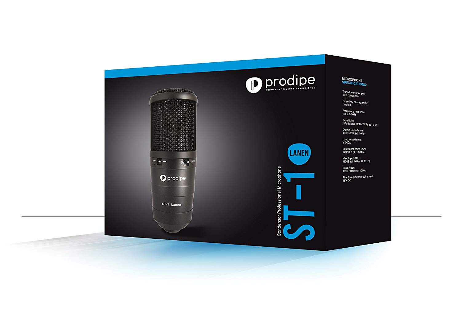PRODIPE ST1 LUDOVIC LANEN Static Large-Diaphragm microphone, black