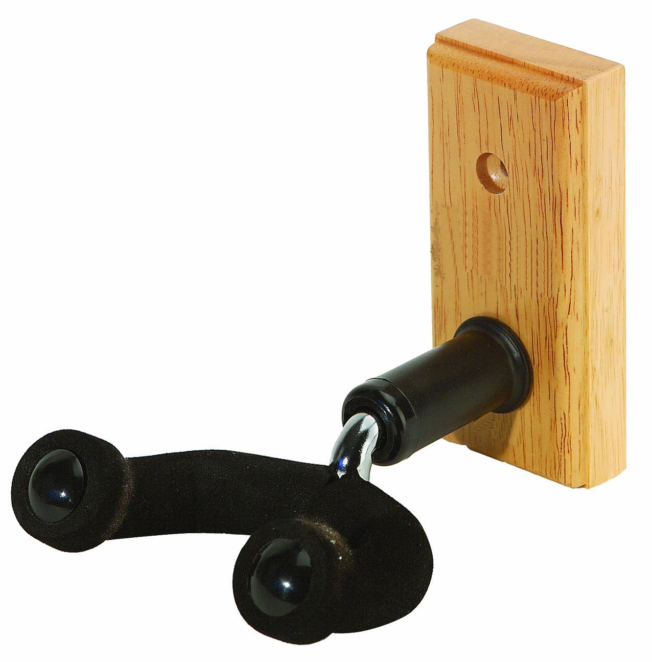 GEWA Guitar Wall Mount, For Acoustic Guitar and Electric Guitar, Alder Wood, Rotating Fork, Rubber Coated