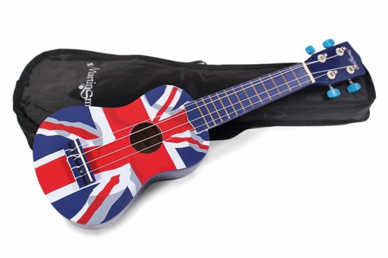 Martin Smith Soprano Ukulele with Ukulele Bag and Union Jack Design - Image 4