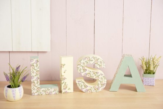 Glorex Cardboard Letter L, Natural L - Image 3