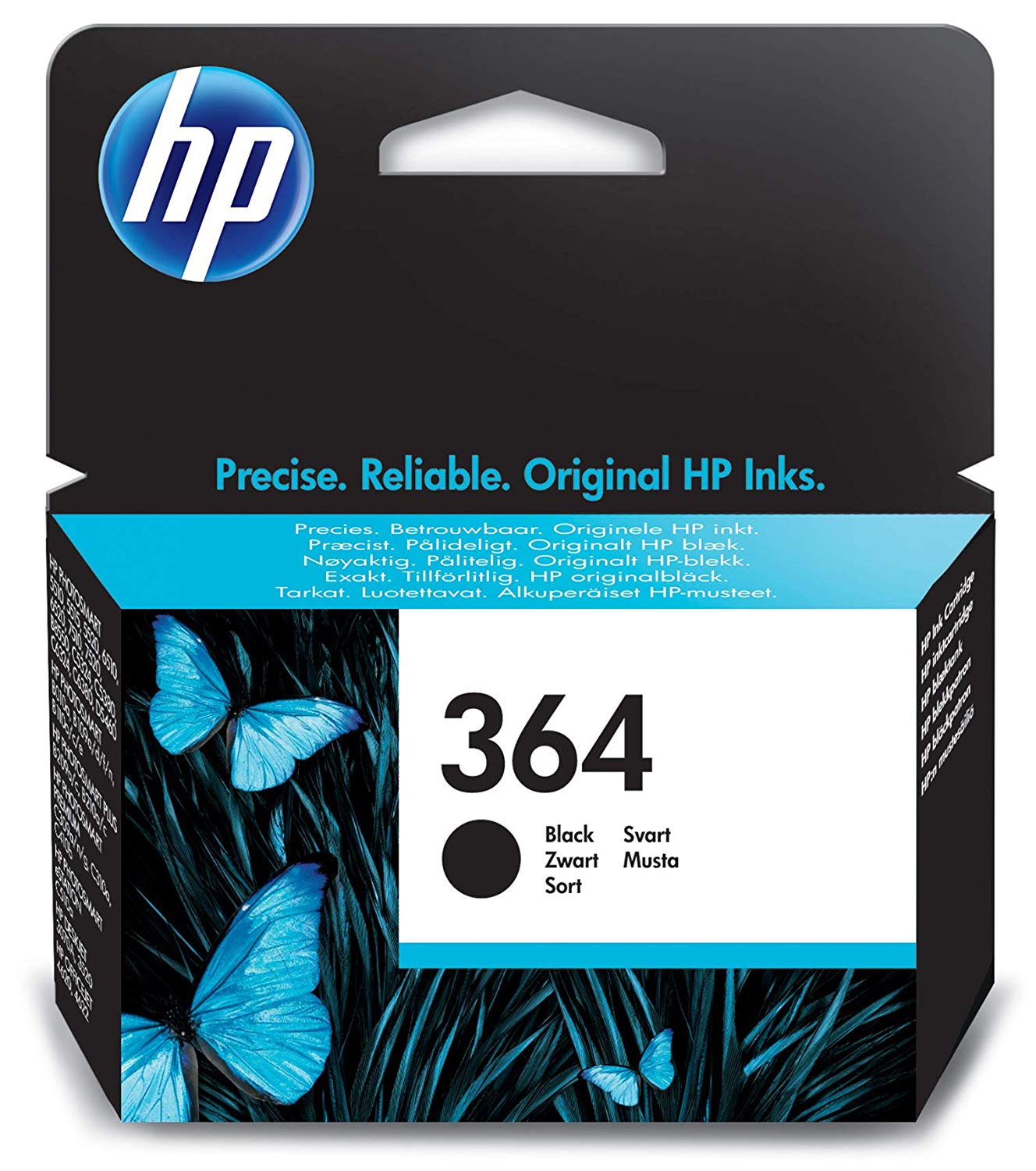 HP CB316EE 364 Original Ink Cartridge, Black, Single Pack, Standard