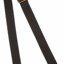 Fender Cotton/Leather Strap - 2" - Black