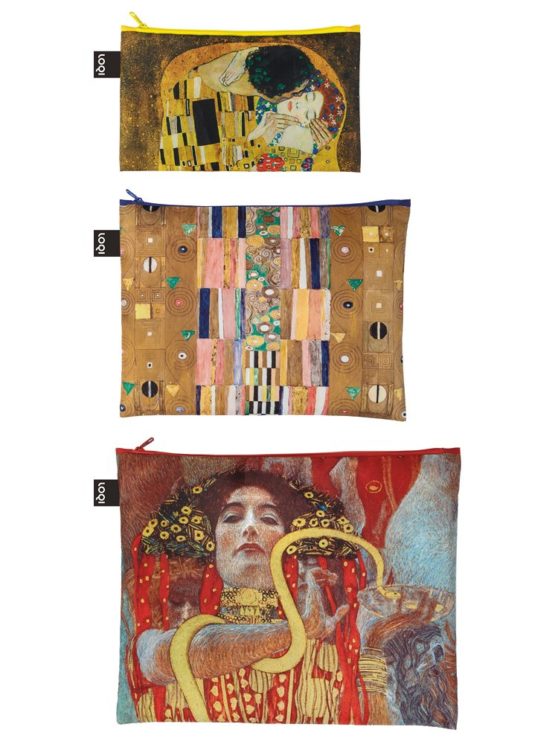 LOQI Museum Gustav Klimt Zip Pockets - Image 2