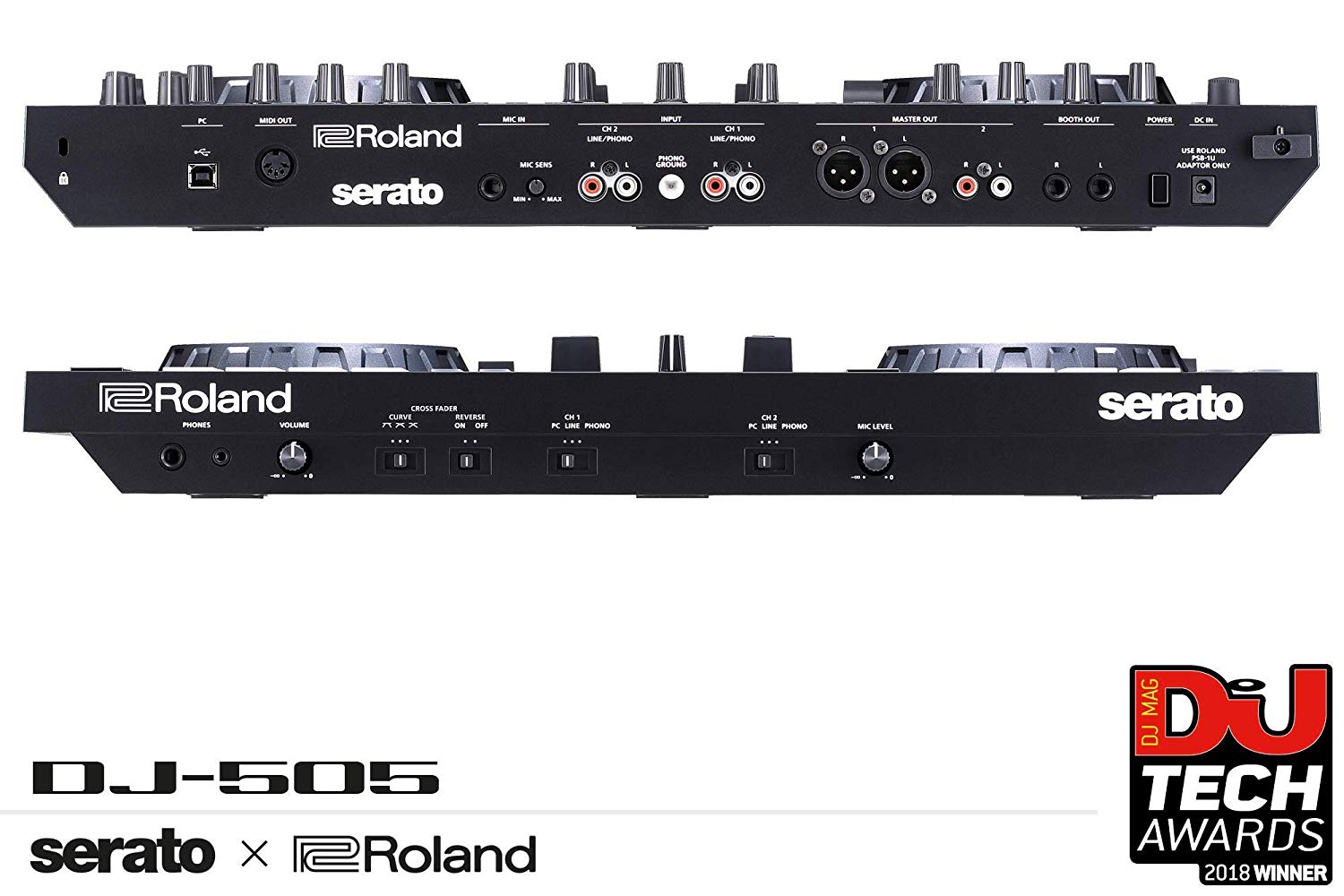 Roland DJ-505 Dj Controller, Two Channels And Deck Select for Up To Four Decks - High-End Dj Controller, Compact Package - Image 2