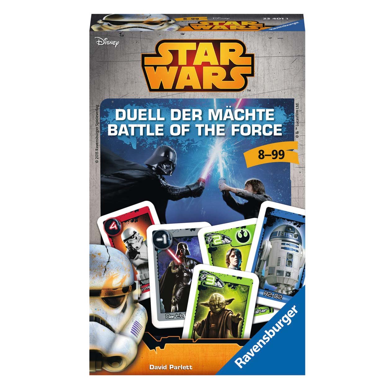 Ravensburger 23401 1 "Duel of The Powers Card Game, Blue