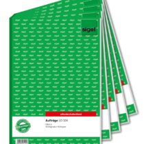 Sigel SD001 Application, Set of 2, A5 2 x 40 Pages, Non-Carbon Writing 5 Piece