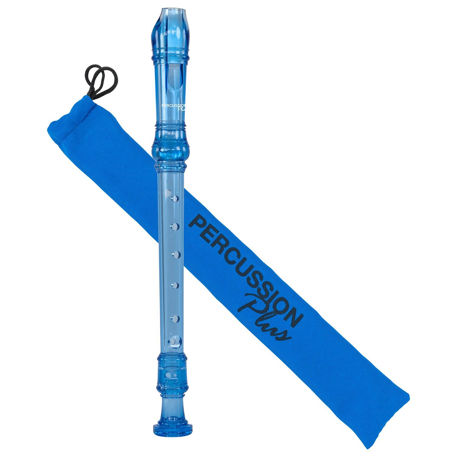 Percussion Plus PP911 Descant Recorder - C-Thru Blue - Image 2